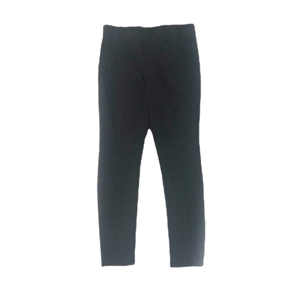 Paisley Raye L grey riding seam elastic waist ankle leggings